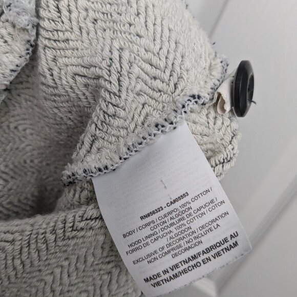 Nike Men's Hoodie Pullover Knit Sweater, Gray, Large, 100% Cotton, 1/4 Button - Picture 13 of 14